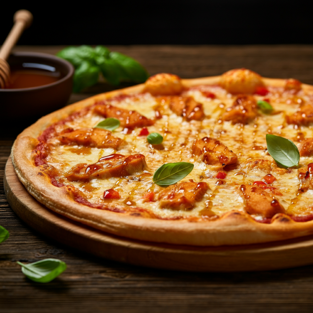 Hot Honey Chicken Pizza Recipe with Harry's Peri-Peri Hot Honey